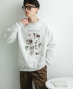 【SALE/50%OFF】SENSE OF PLACE Dog Graphic Crew-neck Sweat センス オブ プレイス トップス スウェット・ト...