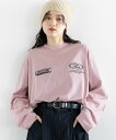 【SALE/40%OFF】RAGEBLUE ワッペンモチーフ/刺繍ルーズロングTシャツ レイジブルー トップス カットソー・Tシャツ ピンク ホワイト ブラック