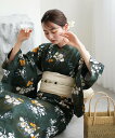 utatane utatane 浴衣3点セット 錆緑に照る菖蒲 Fサイズ ウタタネ 着物・浴衣・和装小物 浴衣【送料無料】