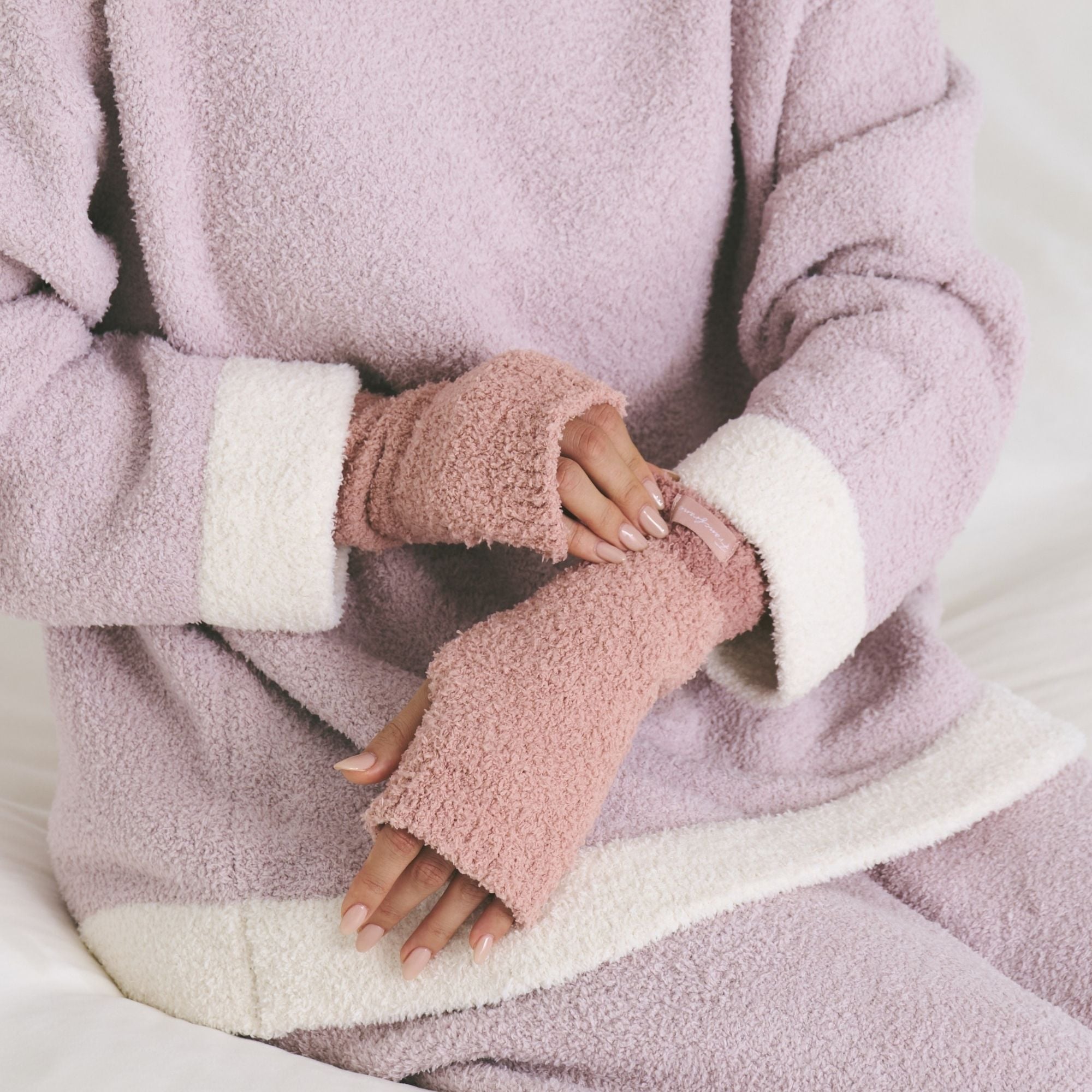 Francfranc もちもちニット ハンドウォーマー ピンク フランフラン ファッション雑貨 手袋 ピンクのサムネイル