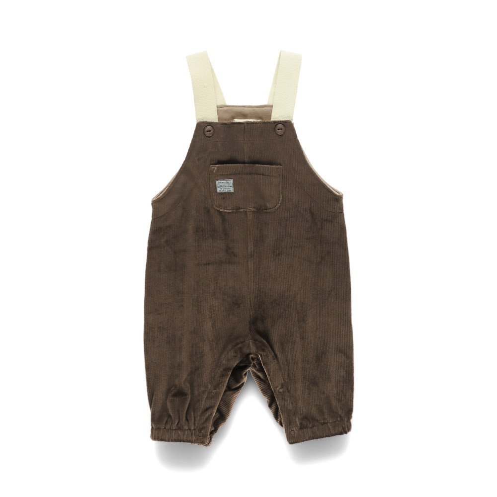 branshes 【あったか】ニットコールサロペット ブランシェス マタニティウェア・ベビー用品 その他のベビーグッズ ベージュ ブラウン