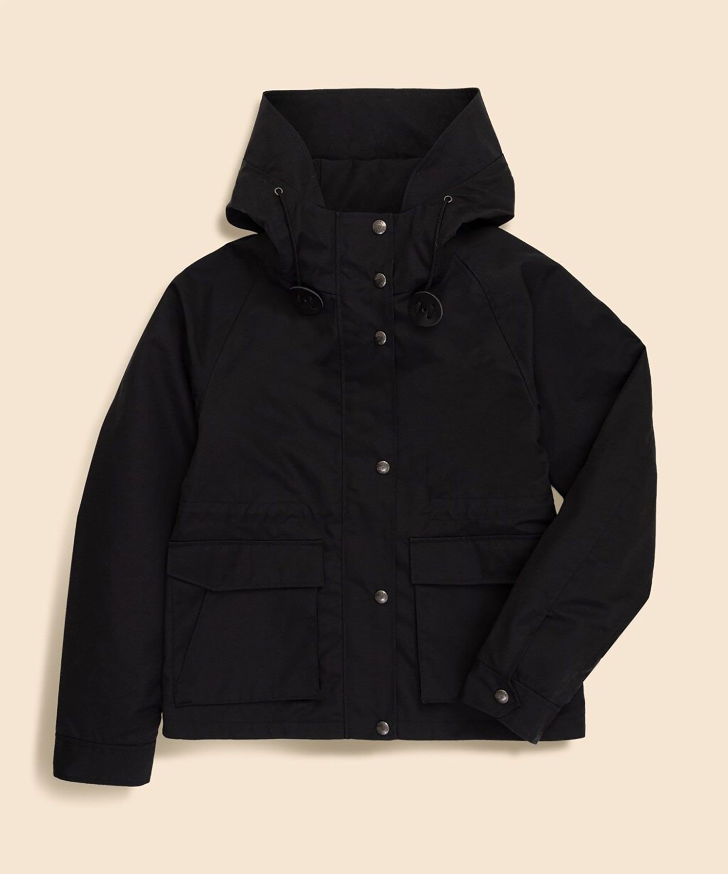 Brooks Brothers × SIERRA DESIGNS コットン/ポリエステル ウィメンズマウンテンパーカー ブルックス ブラザーズ ジャケット・アウター マウンテンパーカー ブラック ベージュ
