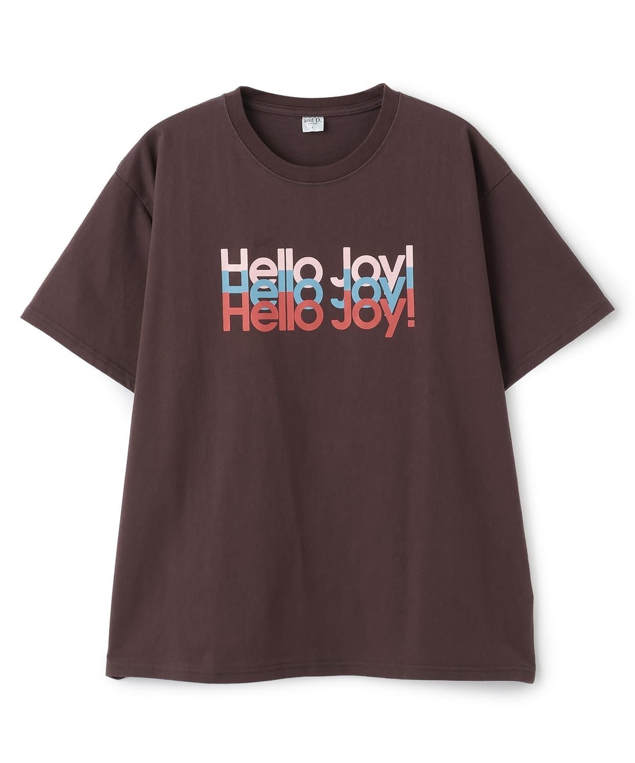 and D.petitmain 【親子リンク】【DAD】USED風加工ロゴ半袖T ナルミヤオンライン トップス カットソー・Tシャツ ピンク ネイビー グレー
