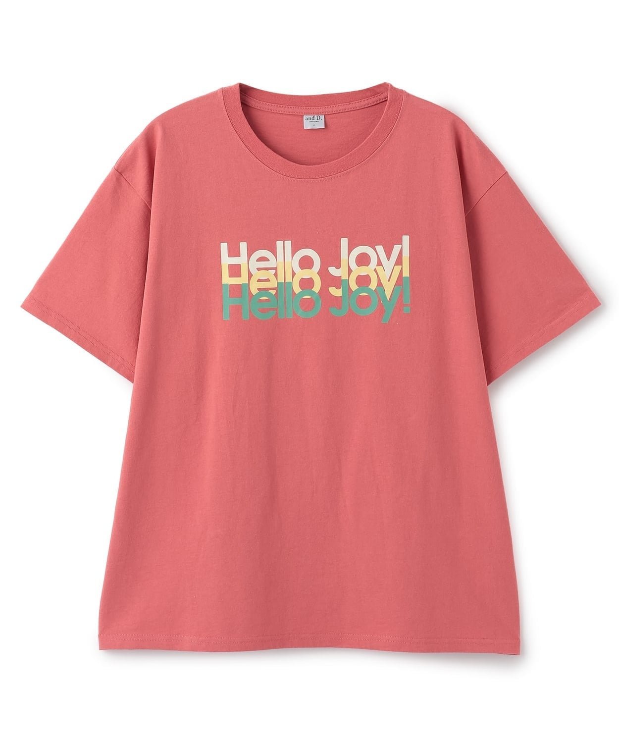 and D.petitmain 【親子リンク】【DAD】USED風加工ロゴ半袖T ナルミヤオンライン トップス カットソー・Tシャツ ピンク ネイビー グレー