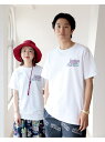 【SALE/40%OFF】BEAMS MEN <MEN>FUJI ROCK FESTIVAL'21 * BEAMS / Tetsunori Tawaraya HORIZON Tシャツ ビームス アウトレット カットソー Tシャツ ホワイト