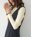【SALE/70%OFF】ROPE' PICNIC 洗濯機OK/BIO GRACEミニケーブルニットプルオーバー ロペピクニック トップス ニット ブラウン ホワイト ブルー ネイビー イエロー