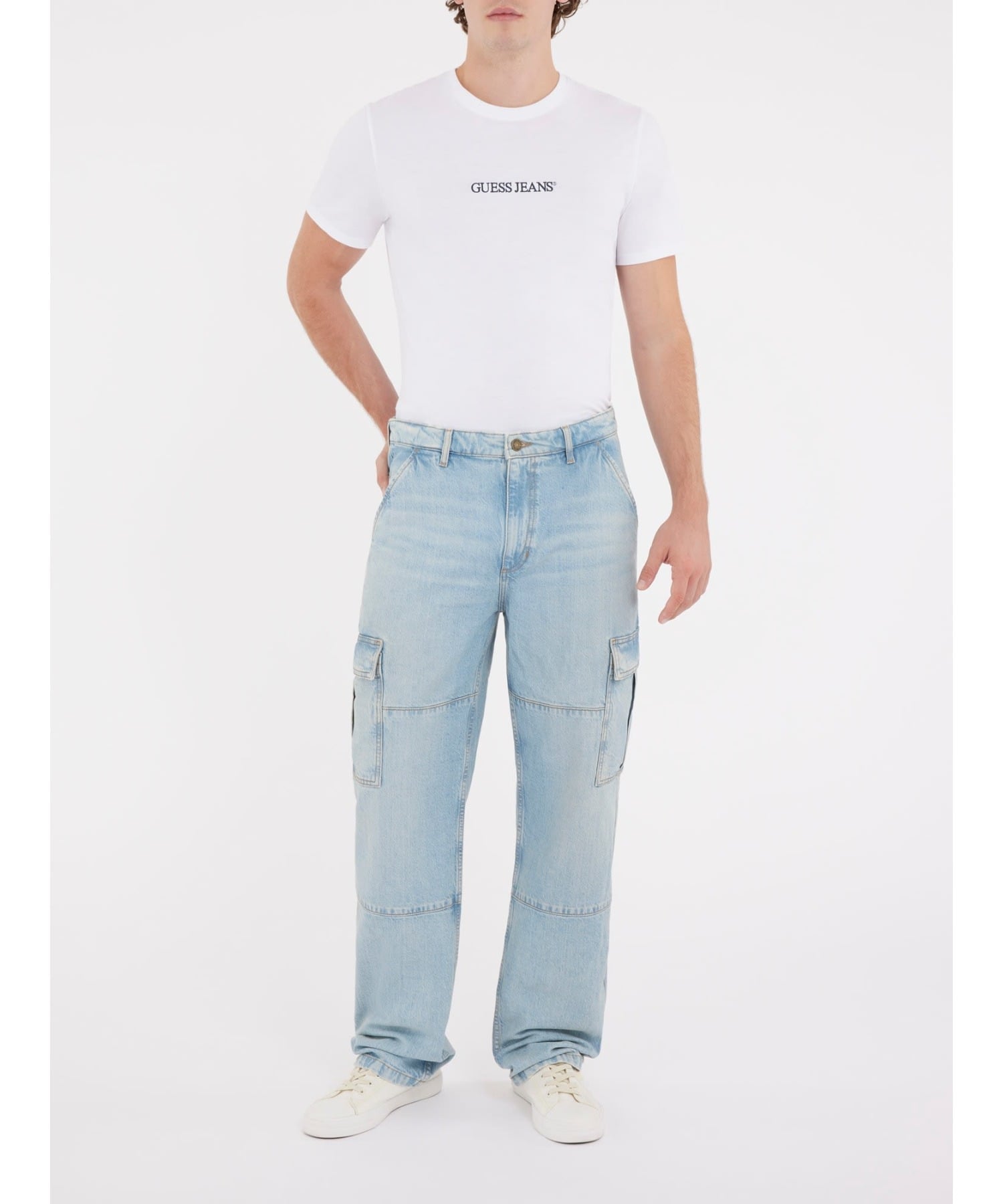 GUESS JEANS デニム カーゴジーンズ(M)G17 Cargo ゲス パンツ ジーンズ・デニムパンツ ブルー