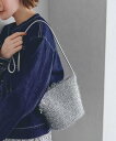 【SALE/30%OFF】grove ラメシャギーブレードショルダー グローブ バッグ ショルダーバッグ ブラック シルバー(4)