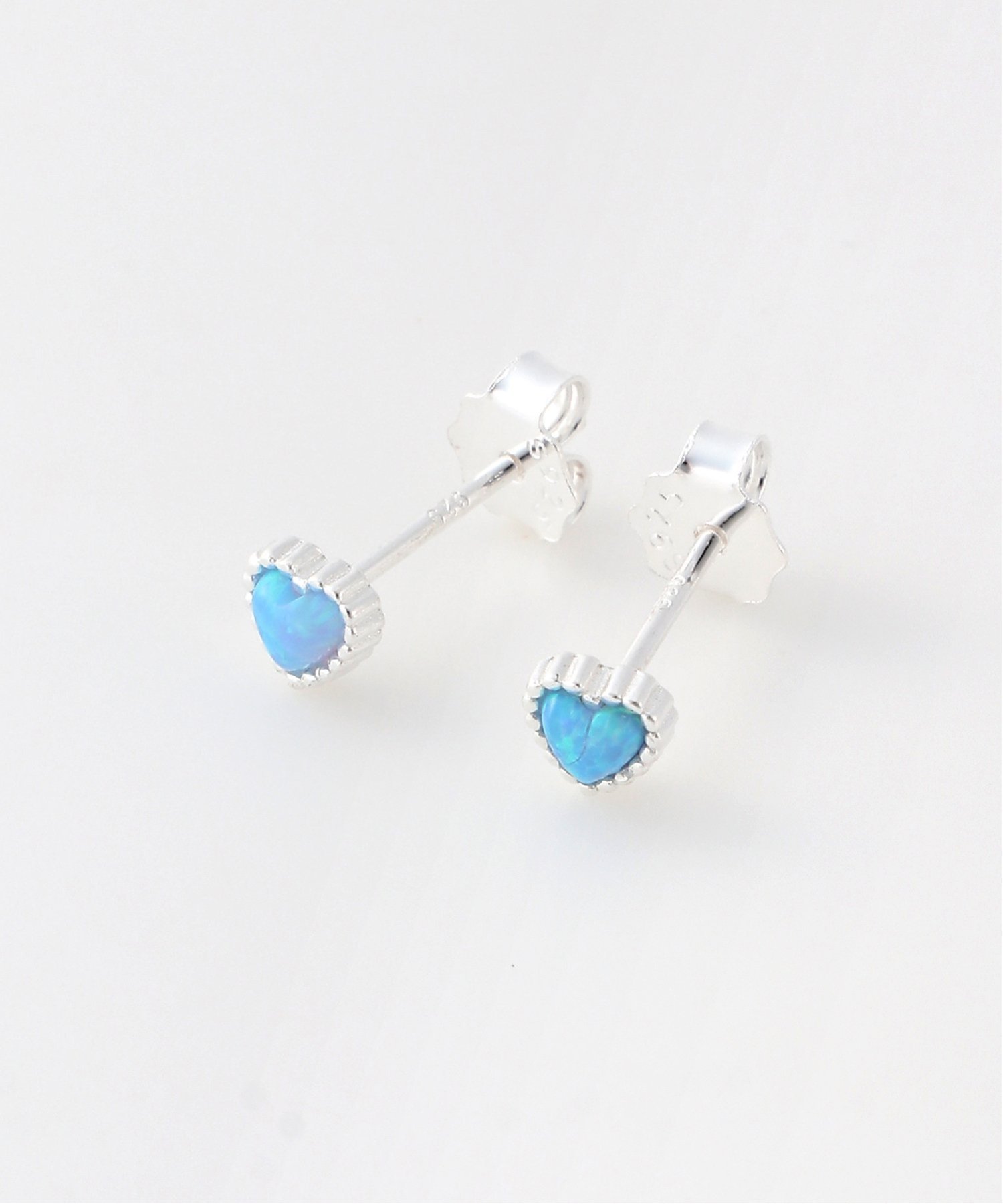 SCALABLANCHE SCALABLANCHE/(W)オパールハートピアス(SV925) スカラ アクセサリー・腕時計 ネックレス シルバー【送料無料】