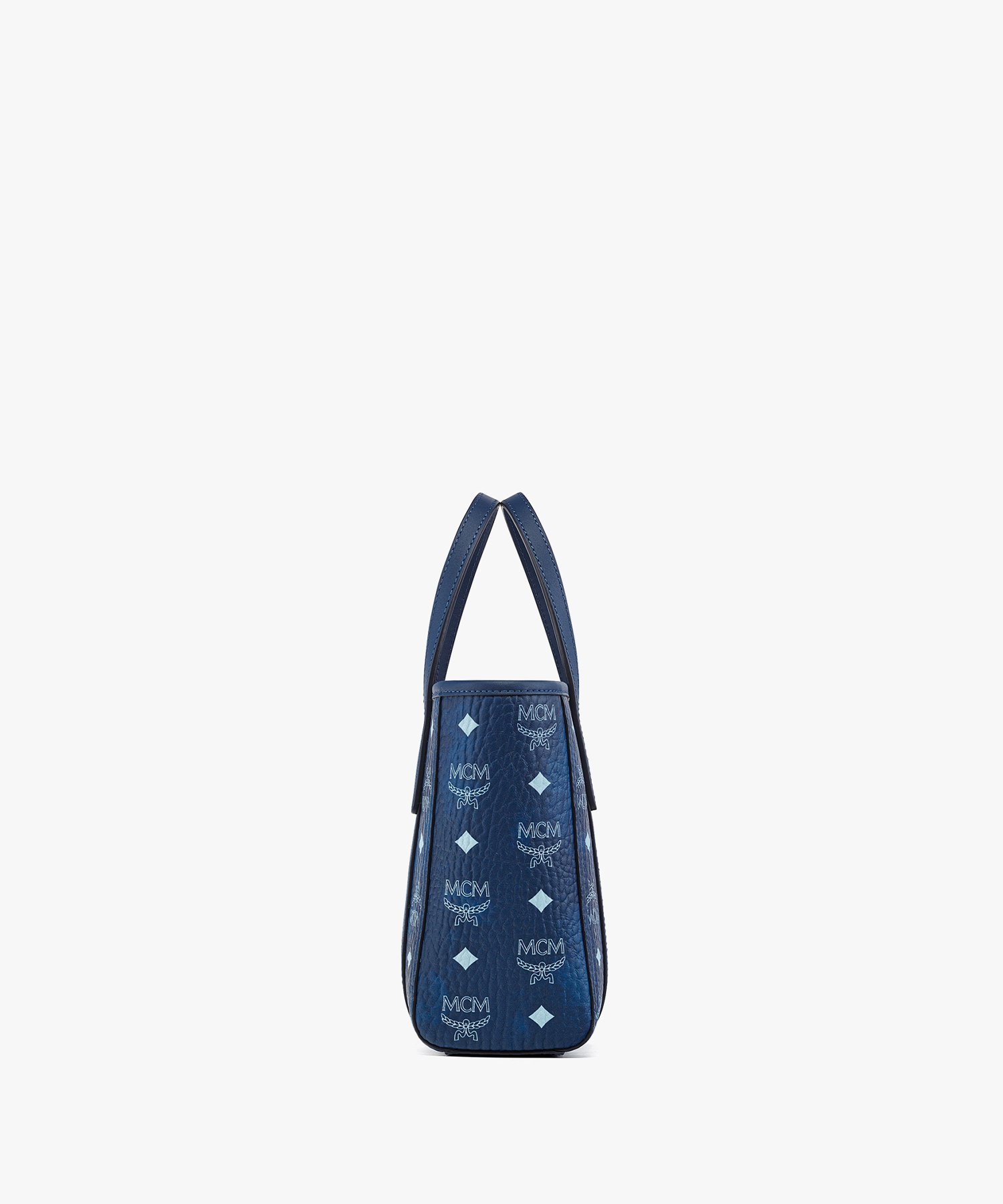 MCM 【公式】TONI トップジップ ショッパー - ミニ エムシーエム バッグ トートバッグ カーキグリーン ブルー【送料無料】