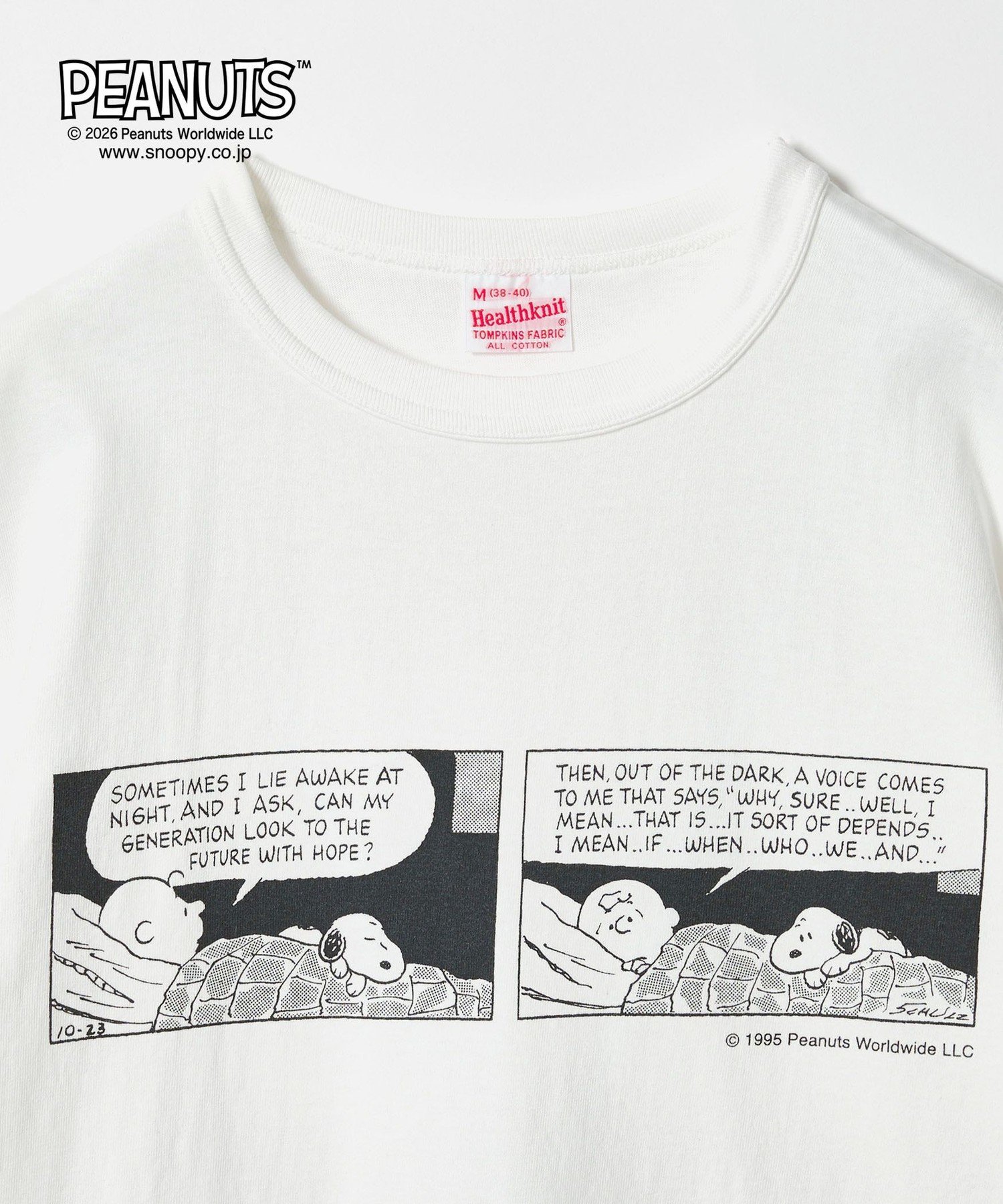 【別注】＜Healthknit＞PEANUT ショートスリーブ Tシャツ ビューティー＆ユース ユナイテッドアローズ トップス カットソー・Tシャツ ブラック ネイビー ホワイト