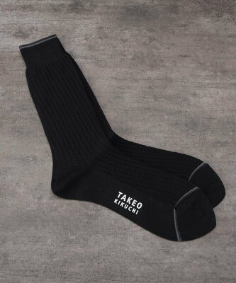 【SALE/10%OFF】TAKEO KIKUCHI 【抗菌防臭】 リンクス千鳥 ドレスソックス タケオキクチ 靴下・レッグウェア 靴下 ブラック ネイビー