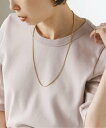 NOBLE 【Laura Lombardi】NOBLE別注 ESSENTIAL BOX CHAIN NECKLACE ノーブル アクセサリー 腕時計 ネックレス ゴールド【送料無料】