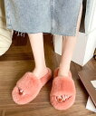 【SALE/38%OFF】Dewlily 【Dewlily】フェイクファールームサンダル アミュレット インナー・ルームウェア その他のインナー・ルームウェア ...