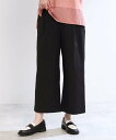 【SALE/40%OFF】Reflect 【夏SALE/E-QUALITY/手洗い可】ワイドクロップドパンツ リフレクト パンツ その他のパンツ ベージュ ネイビー ブラック【送料無料】