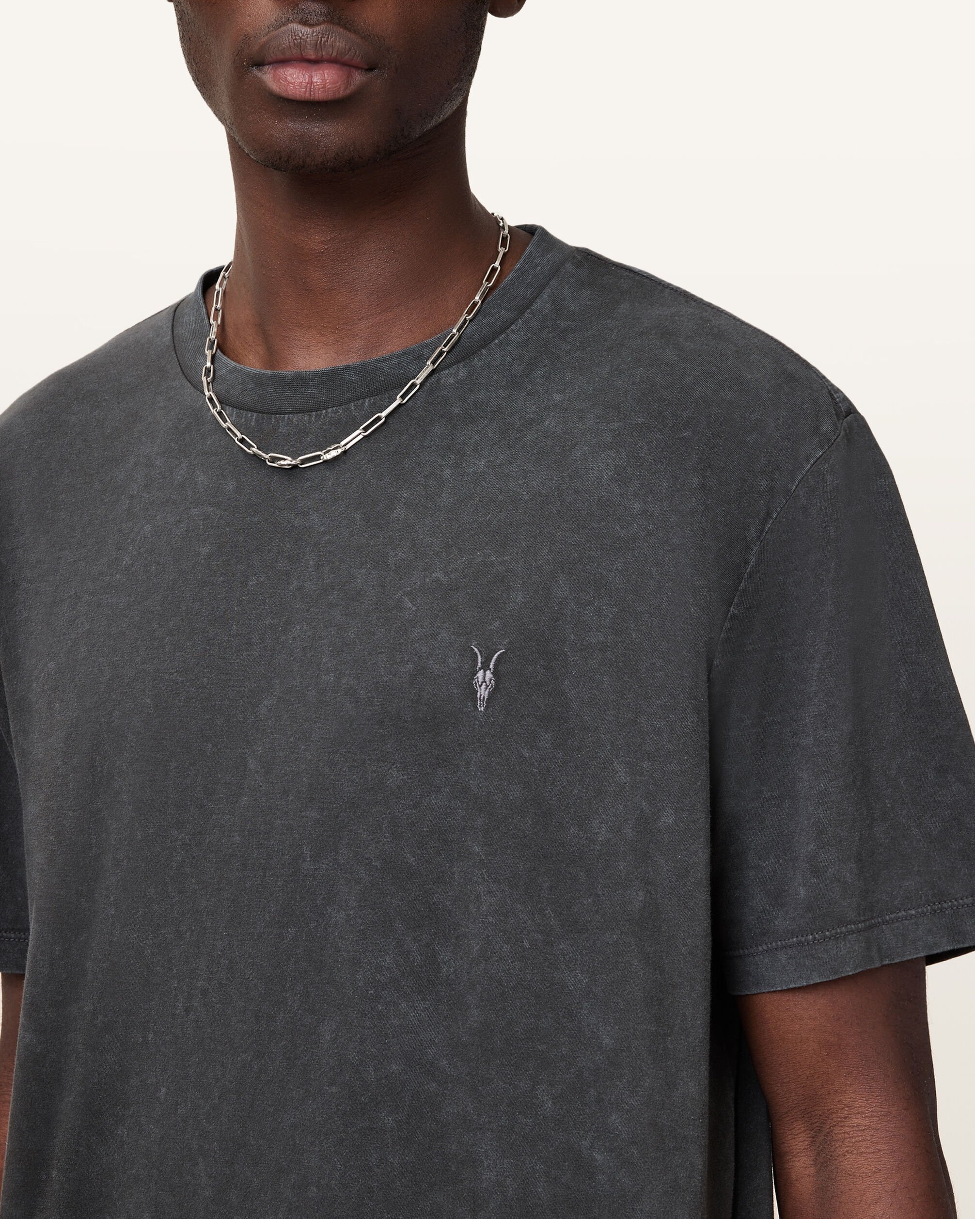 【SALE／30%OFF】ALLSAINTS (M)SAKA SS CREW オールセインツ トップス カットソー・Tシャツ グレー【送料無料】