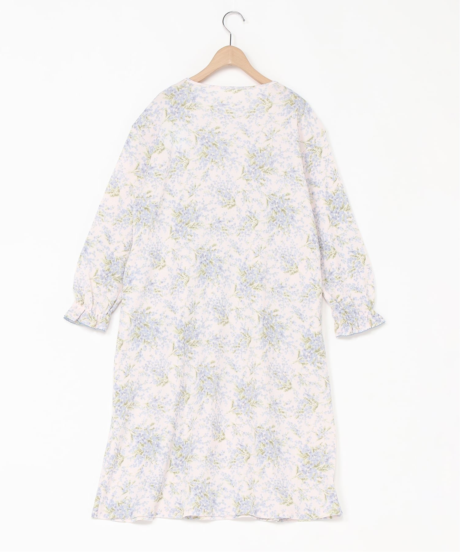 KID BLUE (W)26ワッフルミモザ 長袖ワンピース キッドブルー インナー・ルームウェア その他のインナー・ルームウェア ピンク イエロー