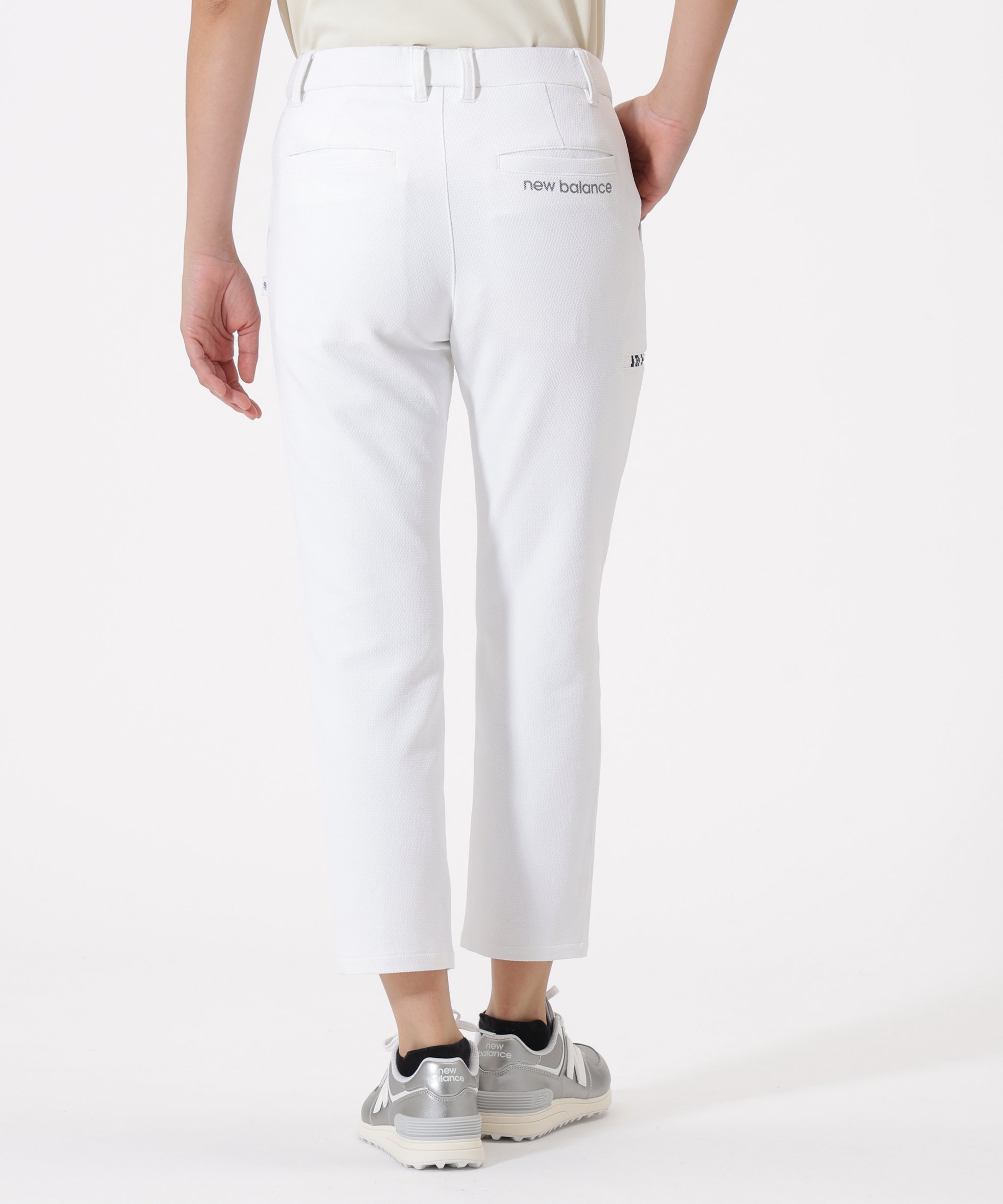 Golf テーパード クロップドパンツ (WOMENS) ニューバランスゴルフ パンツ その他のパンツ ブラック ホワイト