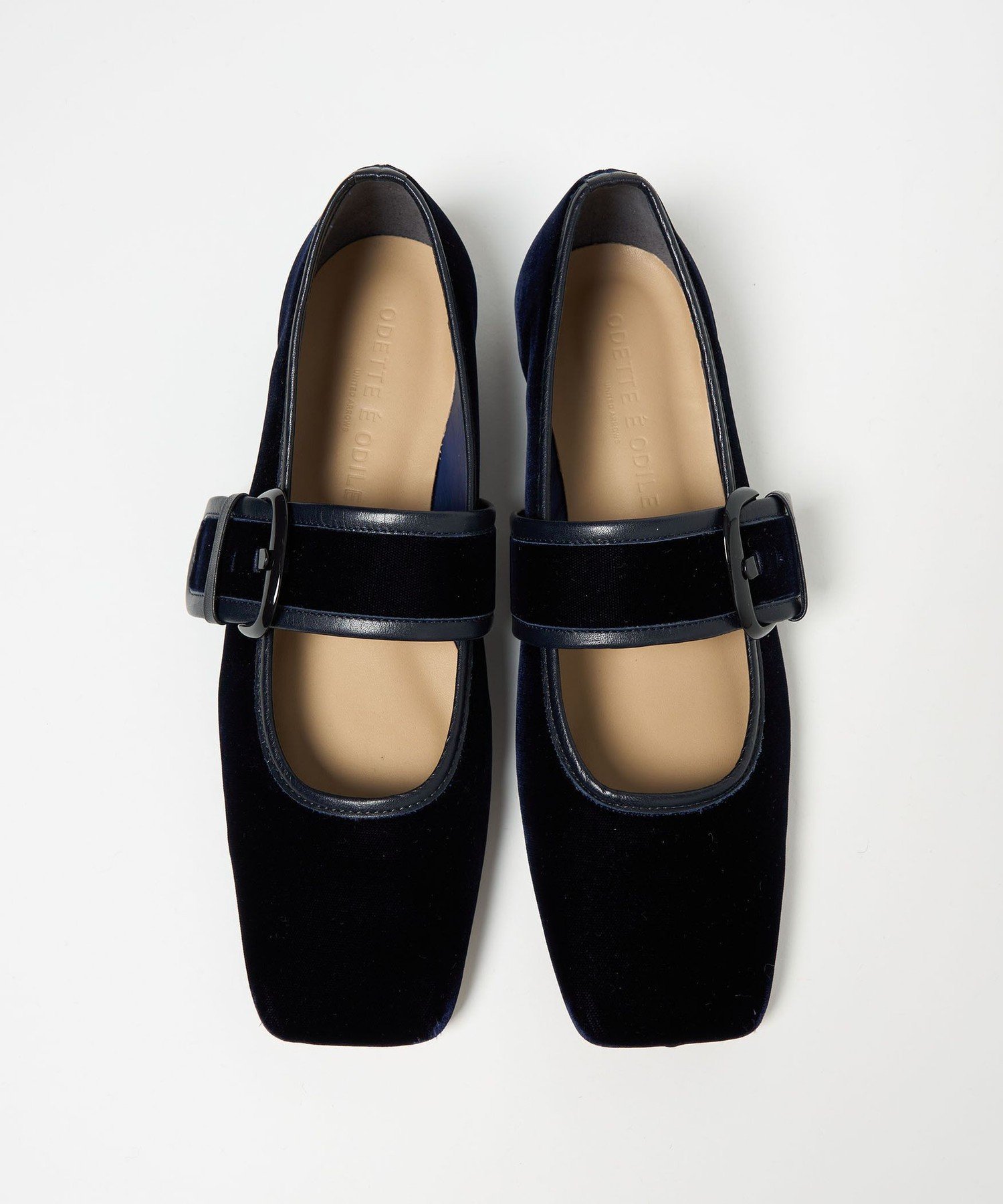 【SALE／30%OFF】ODETTE E ODILE ワイドベルトメリージェーンフラット20↑ ユナイテッドアローズ アウトレット シューズ・靴 パンプス ブラック ネイビー【送料無料】