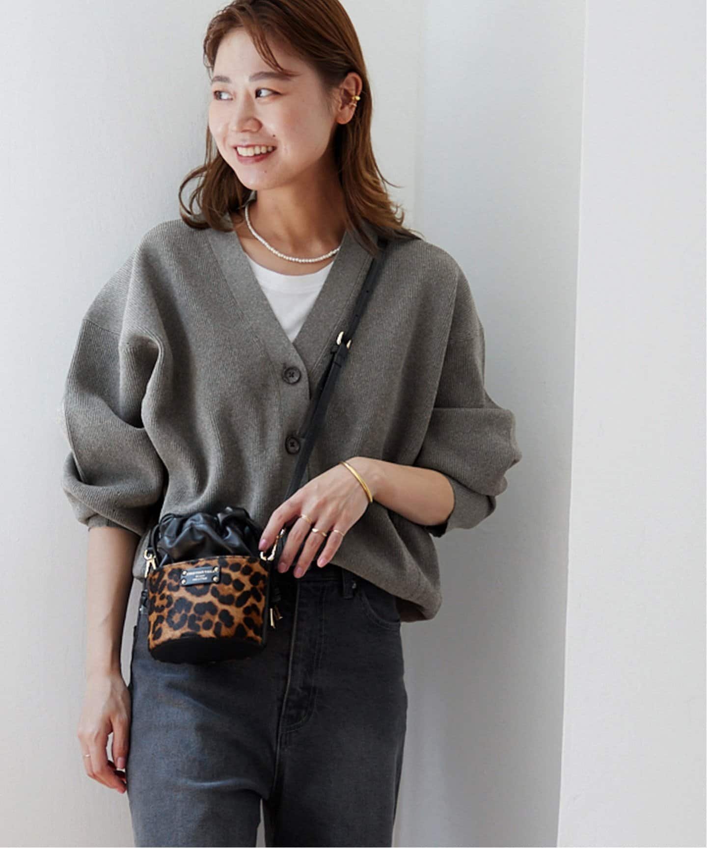 JOURNAL STANDARD relume 《予約》ウォッシャブルストレッチニットVネックカーディガン ジャーナル スタンダード レリューム トップス カーディガン オレンジ ブラック【送料無料】のサムネイル