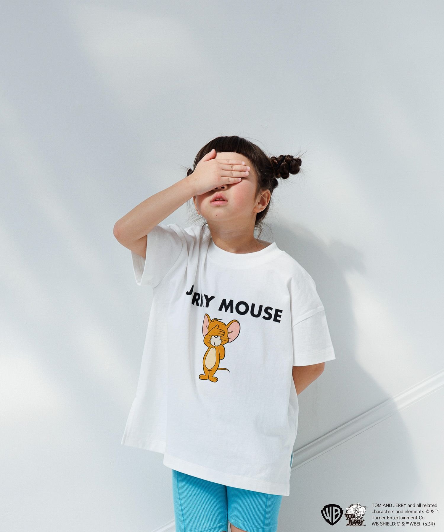 LOWRYS FARM TOM and JERRY BIG Tシャツ ローリーズファーム トップス カットソー・Tシャツ ホワイト ブラック グレーのサムネイル