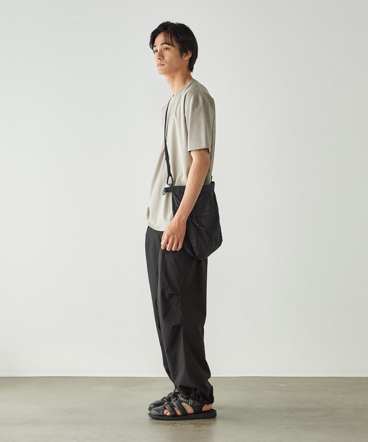 COMME CA ISM 4WAY マルチ ミニショルダーバッグ コムサイズム バッグ ショルダーバッグ ブラック【送料無料】