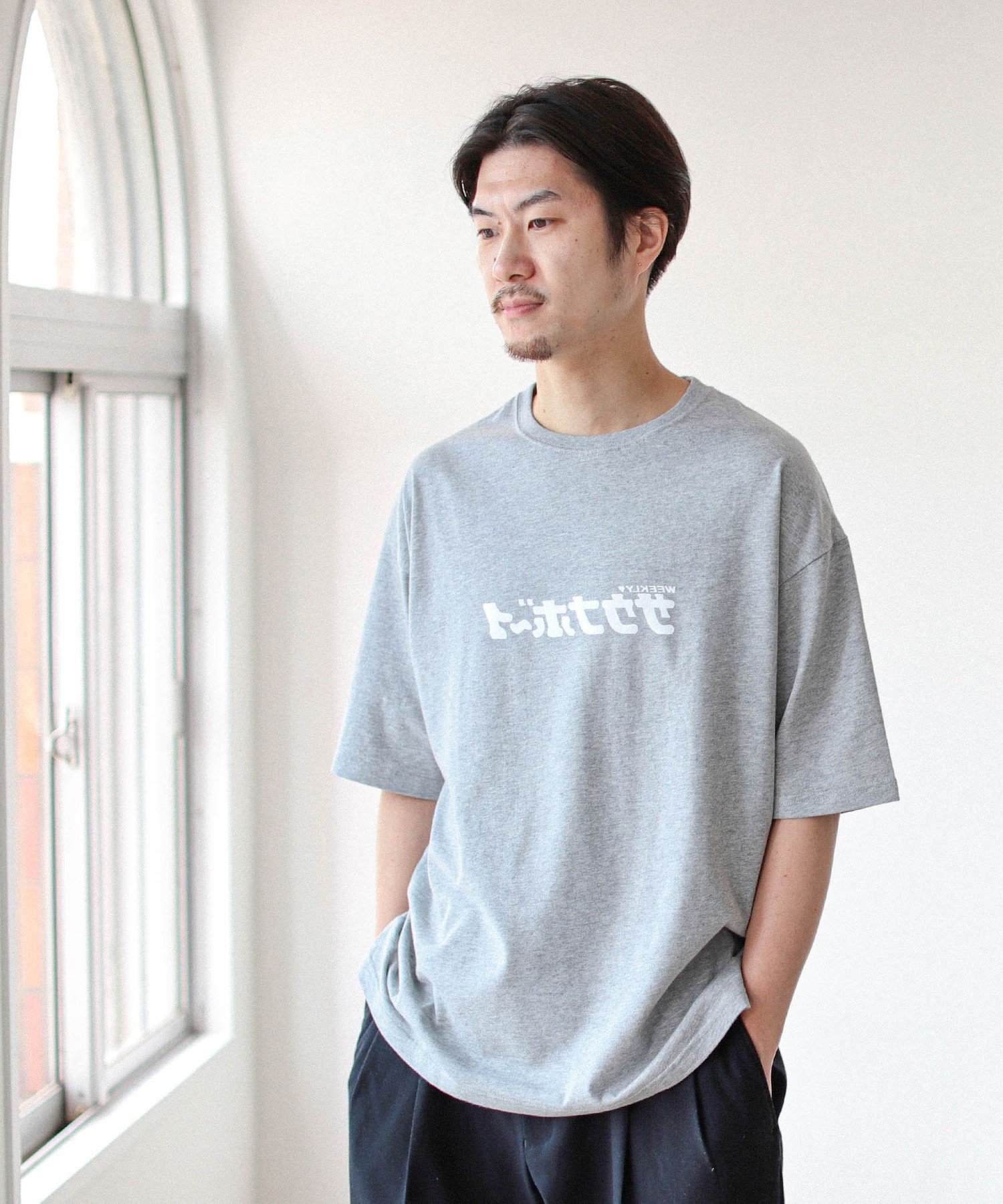 B:MING by BEAMS サウナボーイ * B:MING by BEAMS / 別注 ショート スリーブ Tシャツ ビーミング ライフストア バイ ビームス トップス カットソー・Tシャツ グレー カーキ【送料無料】