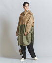 BEAUTY&YOUTH UNITED ARROWS <HUS.>アウトドア ポンチョ -ウォッシャブル- ビューティー&ユース ユナイテッドアローズ ジャケット・アウター レインコート カーキグリーン ベージュ【送料無料】