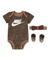 NIKE ベビー(0-6M) セット商品 NIKE(ナイキ) HEADBAND, BODYSUIT & BIB 3P ルーキ...