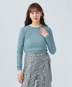 【SALE/60%OFF】BEAMS HEART WOMEN シアー ロングスリーブ Tシャツ(セットアイテム) ビームス ハート トップス カットソー・Tシャツ ホワイト