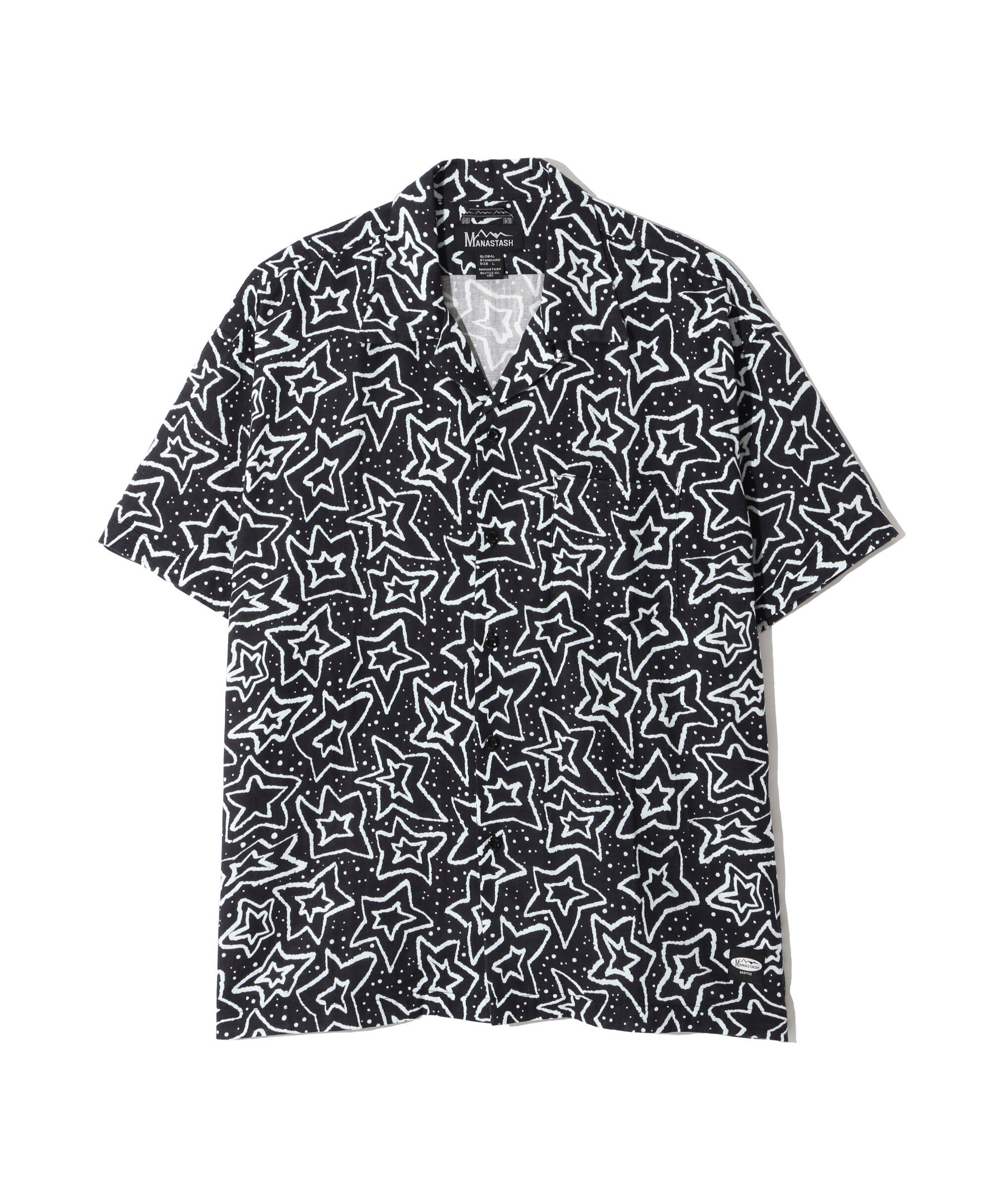 MANASTASH/マナスタッシュ/GAUZE MANALOHA SHIRT マナスタッシュ トップス シャツ・ブラウス オレンジ レッド ブラック