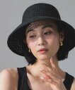 Demi-Luxe BEAMS GRILLO / ペーパー ブリム ハット デミルクス ビームス 帽子 ハット ホワイト ブラック【送料無料】