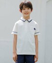 J.PRESS 【140-170cm】カノコ バックブル 半袖ポロシャツ ジェイプレス トップス ポロシャツ ネイビー グリーン ホワイト【送料無料】