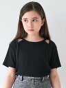coca キッズ リブキャミレイヤードトップス コカ トップス カットソー・Tシャツ パープル ブラック