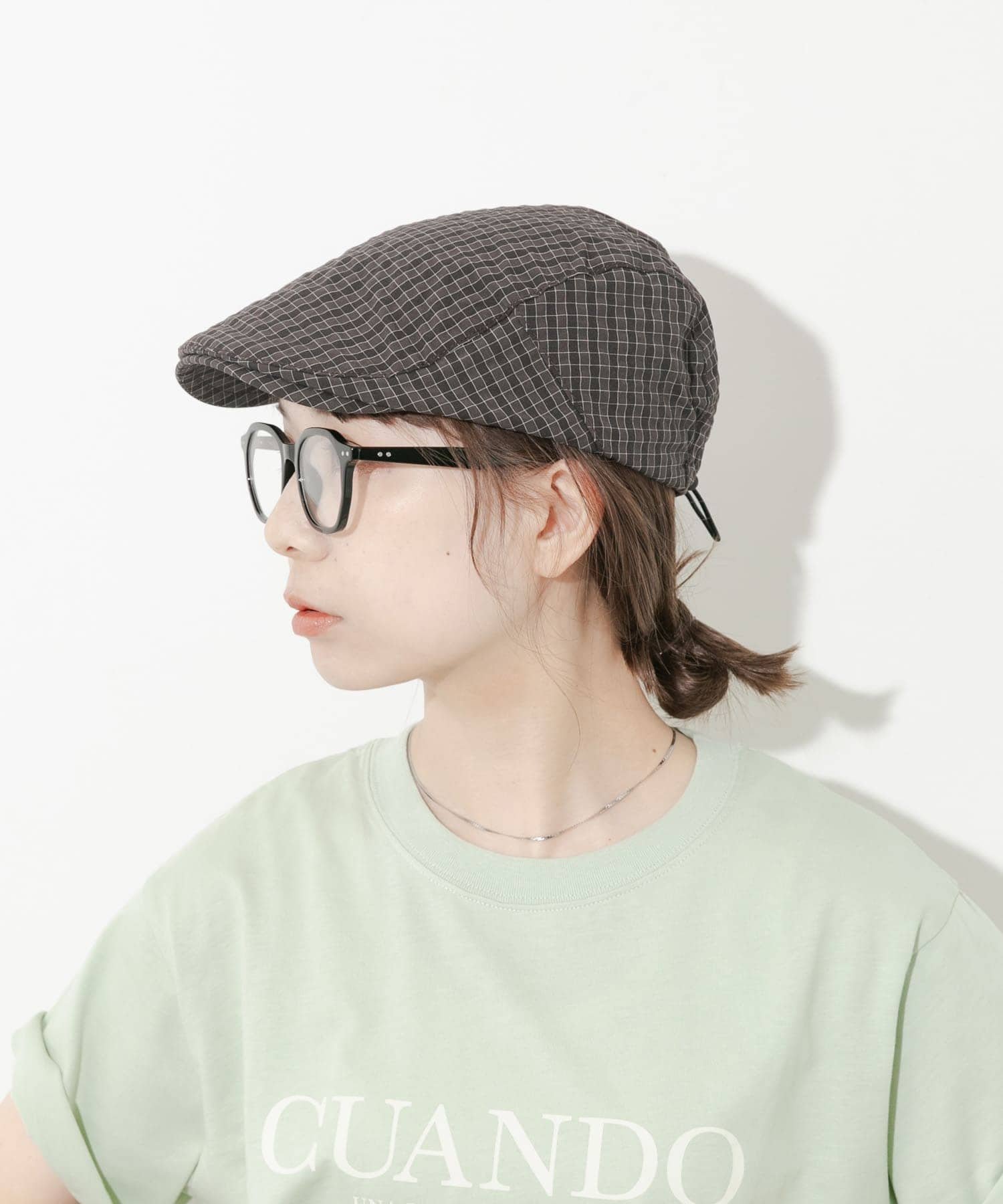 【SALE／50%OFF】SMELLY ドロストチェックハンチング スメリー 帽子 ハンチング・...