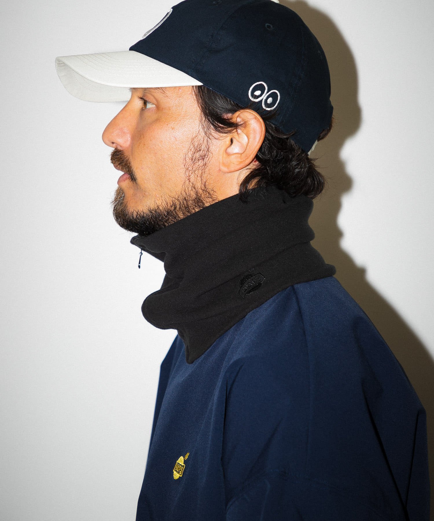 Sonny Label OOPS フリースネックウォーマー サニーレーベル ファッション雑貨 マフラー・ストール・ネックウォーマー グレー ブラック