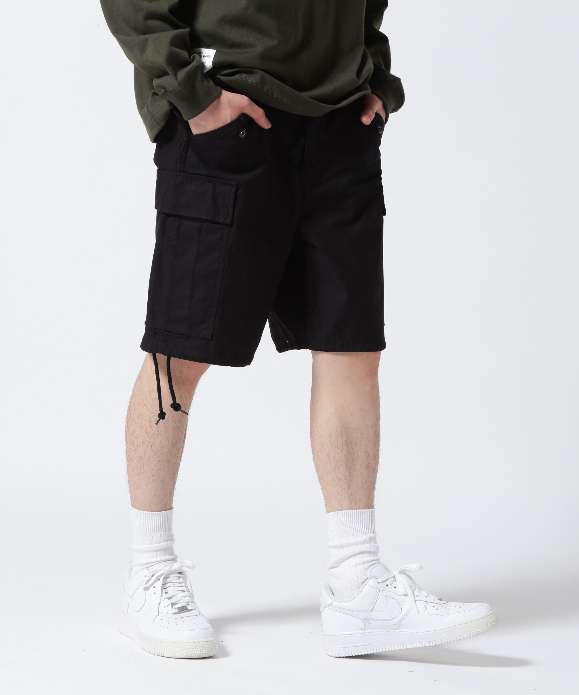 《WEB&DEPOT限定》M-65 FATIGUE SHORT PANTS / M-65 ファティーグ ショート パンツ / AVIREX アヴィレックス パンツ その他のパンツ グリーン カーキグリーン ブラック
