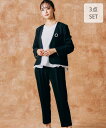 【SALE/30%OFF】GLOBAL WORK セレモニー/スゴラクストレッチジャケット*ブラウス*パンツセット/133619 グローバルワーク パンツ その...