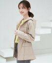【SALE/20%OFF】ikka 撥水花粉リリースフィールドコート イッカ ジャケット・アウター その他のジャケット・アウター ネイビー ベージュ【送料無料】