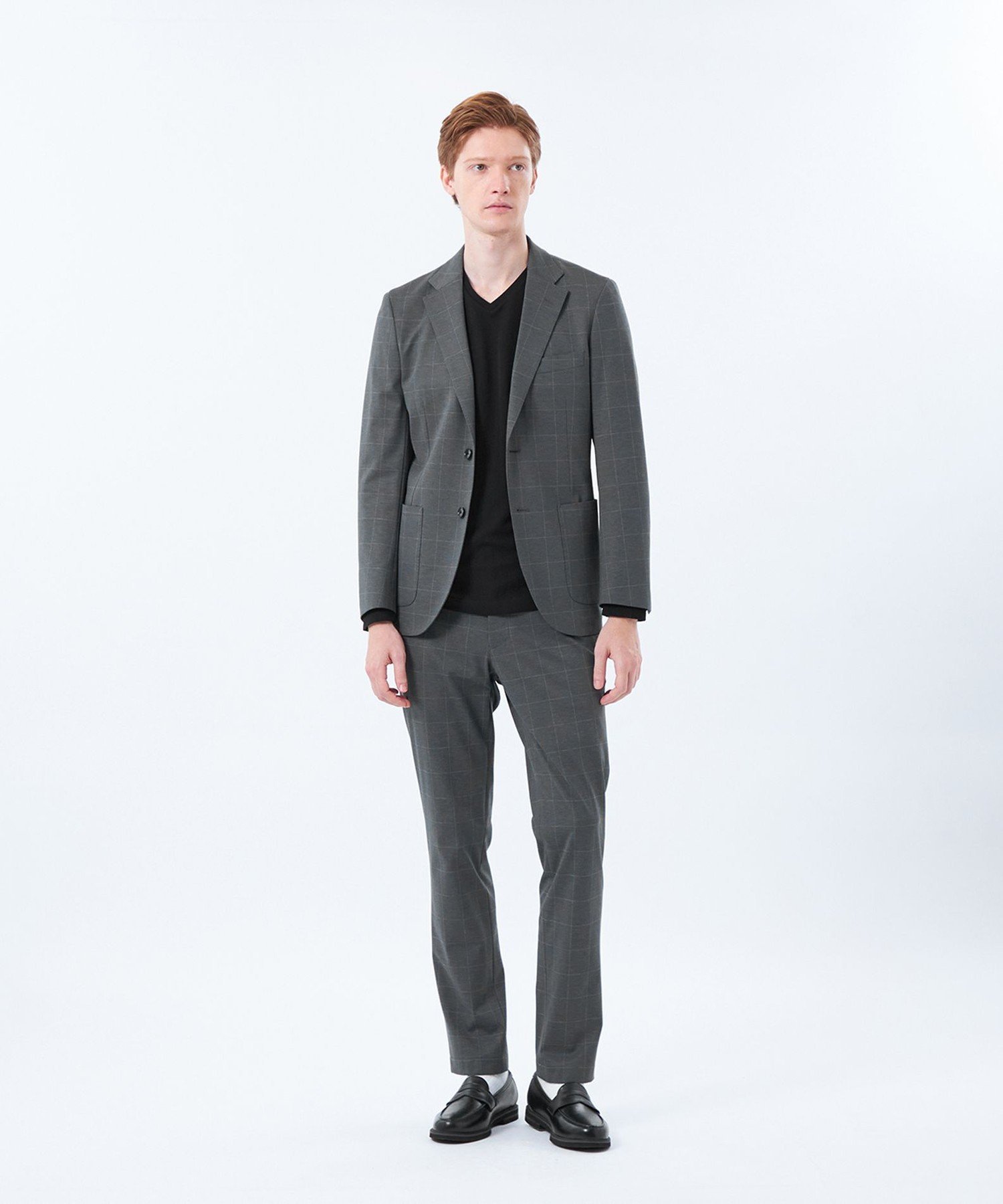 【SALE／38%OFF】MACKINTOSH PHILOSOPHY テーラードジャージー ジャケット ウインドペンプリント マッキントッシュ フィロソフィー ジャケット・アウター テーラードジャケット・ブレザー ネイビー【送料無料】