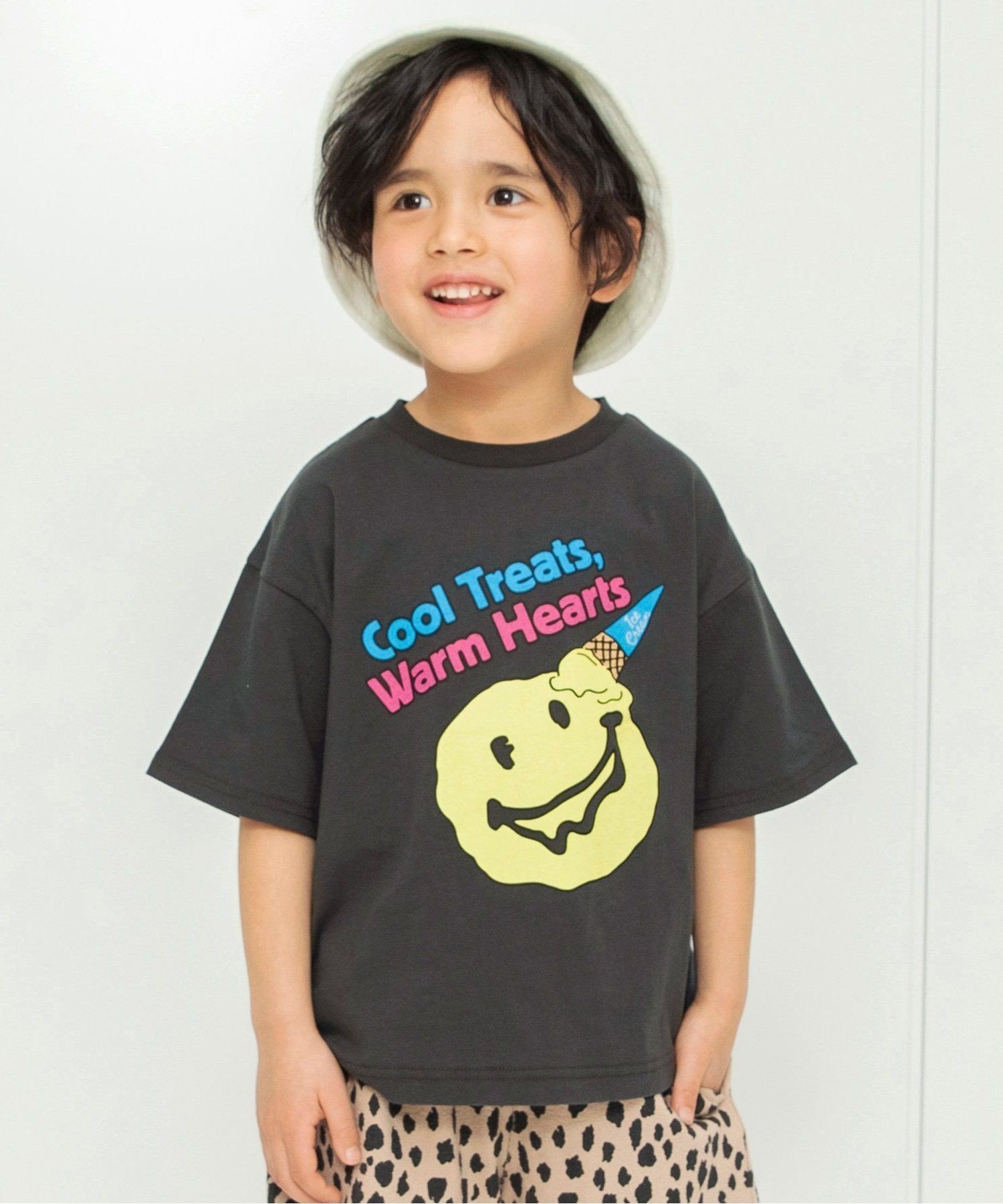 【SALE／34%OFF】BREEZE リゾートグラフィックプリント半袖Tシャツ 26SS エフオーオンラインストア トップス カットソー・Tシャツ ホワイト グレー イエロー ピンク グリーン