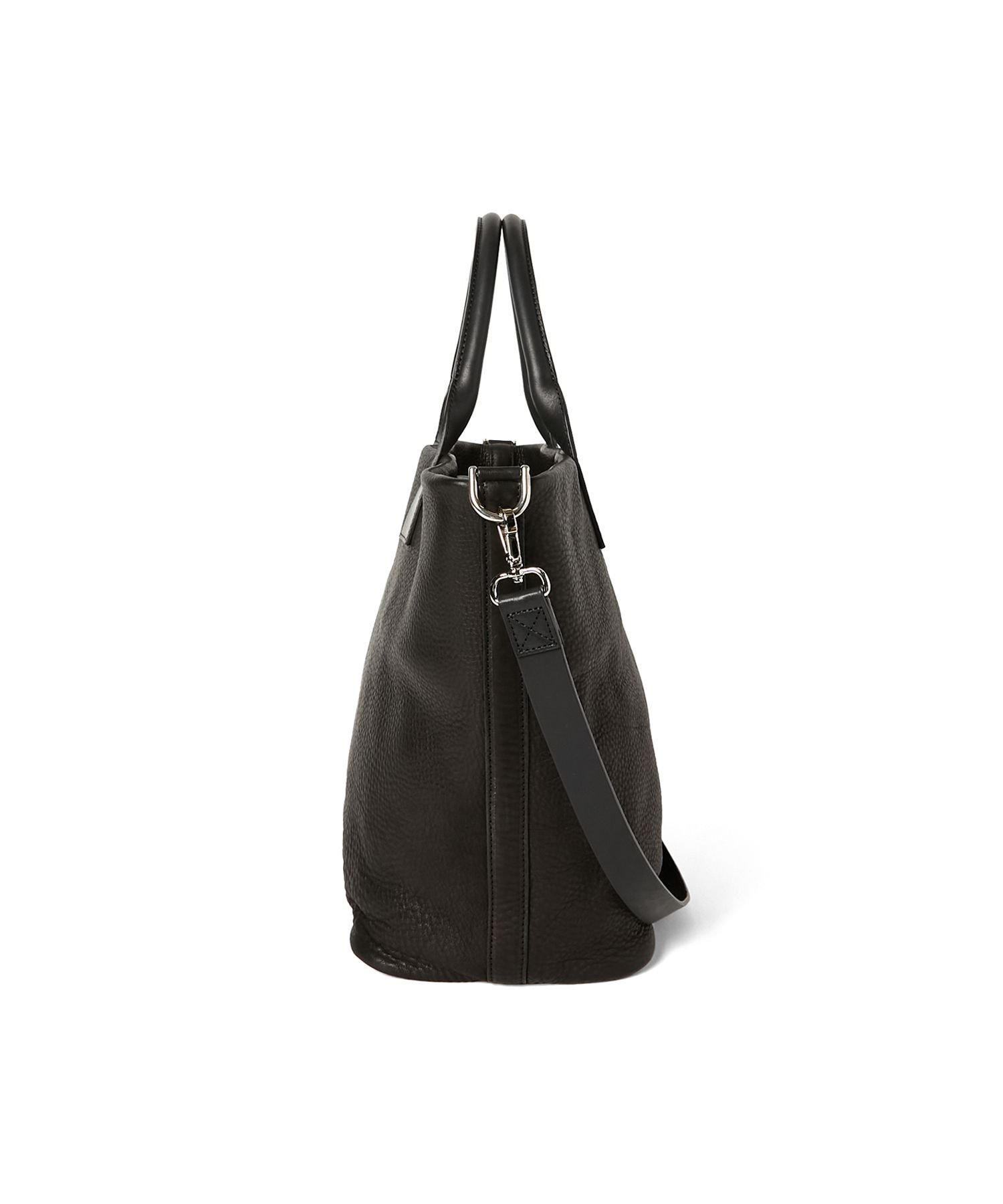 N.HOOLYWOOD COMPILE LEATHER TOTE BAG エヌ．ハリウッド バッグ トートバッグ ブラック【送料無料】
