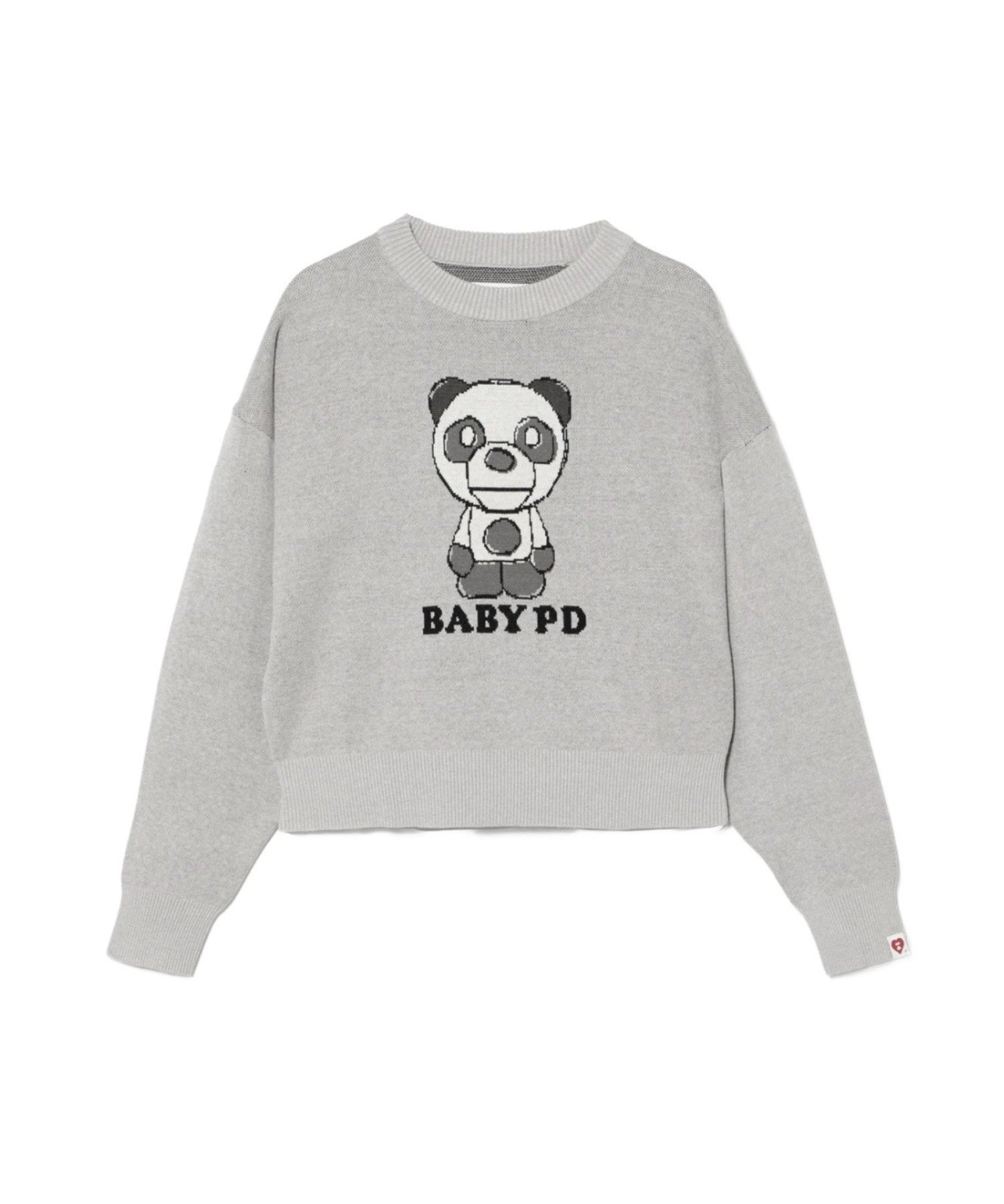 MILO PD BIRDSEYE SWEATER ア ベイシング エイプ トップス ニット ブラック グレー
