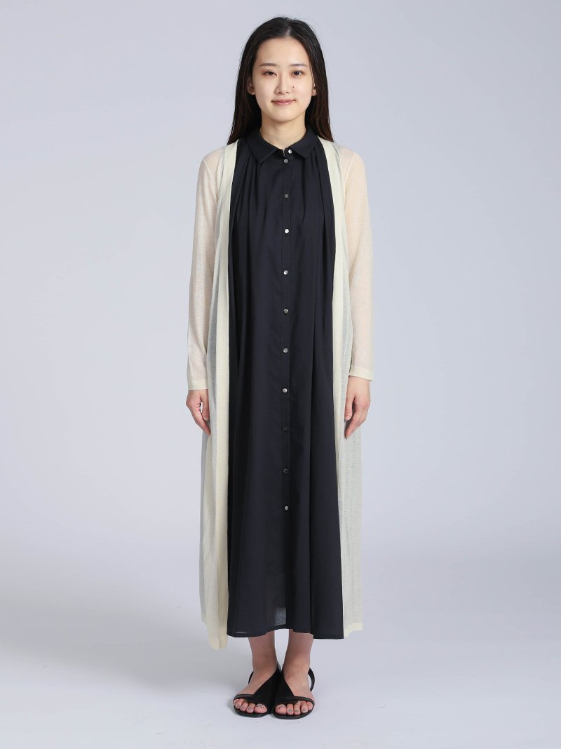 【SALE／60%OFF】Fluid. 【タトラス公式店】SEE THROUGH LONG KNIT タトラスコンセプトストア ニット 長袖ニット ベージュ ブルー【送料無料】