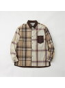 【SALE／30 OFF】White Mountaineering (M)RANDOM CHECK SHIRT ホワイトマウンテニアリング トップス シャツ ブラウス ベージュ ネイビー【送料無料】