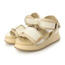 【SALE/66%OFF】EVOL 軽量4cmベルトサンダル イーボル シューズ・靴 サンダル ベージュ ブラック