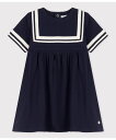 【SALE/20%OFF】PETIT BATEAU ネイビーフレアワンピース プチバトー ワンピース・ドレス ワンピース ホワイト【送料無料】(4)