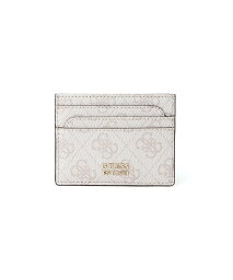 GUESS (W)LAUREL Slg Card Holder ゲス 財布・ポーチ・ケース 名刺入れ・カードケース ベージュ【送料無料】