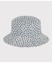 【SALE/20%OFF】PETIT BATEAU ダブルガーゼフラワープリントクロシェ プチバトー 帽子 ハット ホワイト【送料無料】