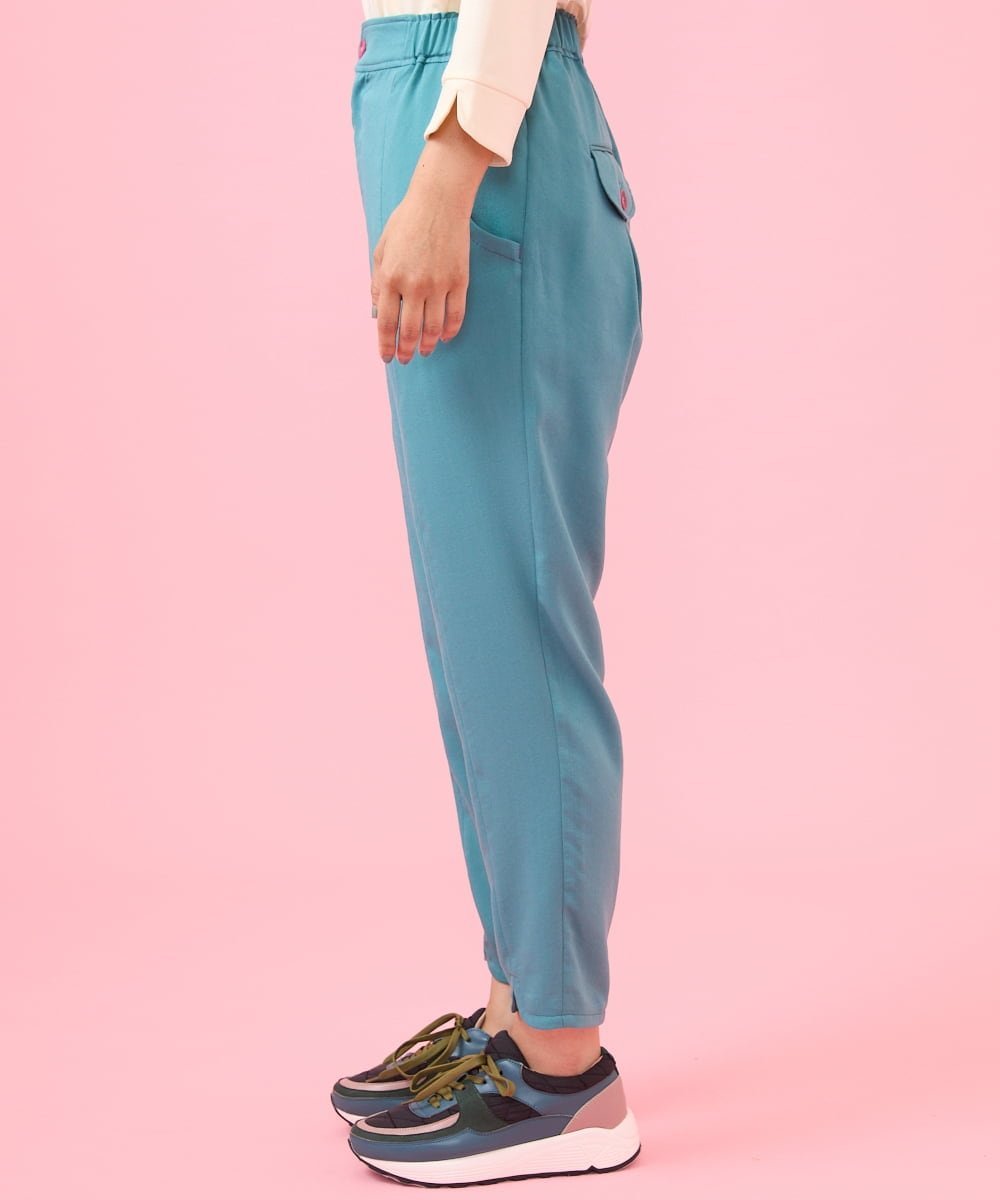 Jocomomola T/Rナイロン テーパードパンツ ホコモモラ パンツ その他のパンツ ブルー グレー